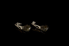 Cercei Baroque, Black Diamond, Argint 925, 16x11mm
