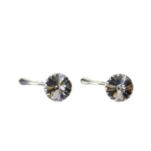 Cercei Leverback Rivoli, Crystal Foiled, Argint 925, 12mm