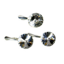 Set Rivoli Cristall, Argint 925, 12mm
