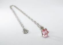 Lantisor cu Pandantiv Cube, Light Rose, Argint 925