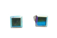 Cercei Base Aurore Boreale, Multicolor, Argint 925, 6mm