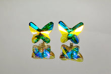 Cercei Butterfly, Aurore Boreale, Argint 925, 12mm