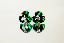 Cercei Xirius X3, Emerald, Argint 925, 13mm