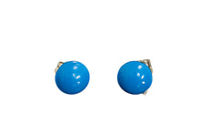 Cercei Pearl Albastre, Lapis, Argint 925, 7mm
