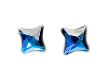 Cercei Starlet, Albastru Bermuda, Argint 925, 10mm