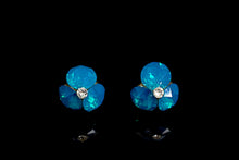 Cercei Xirius X3, Turquoise, Argint 925, 13mm