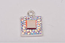 Pandantiv Base Ceralun Aurore Boreale, Efect De Curcubeu, Argint 925, 10mm